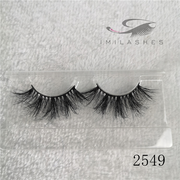 Wholesale cruelty free mink lashes factory long false lashes supplier A-49